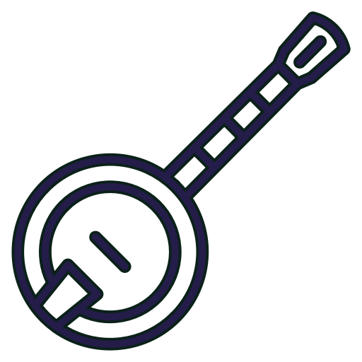 banjo SVG PNG LOGO CLIPART Vectors Images Hd Icons Graphics.
