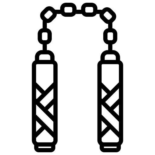 nunchaku SVG PNG LOGO CLIPART Vectors Images Hd Icons Graphics.