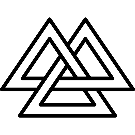 valknut SVG PNG LOGO CLIPART Vectors Images Hd Icons Graphics.